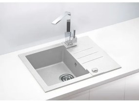 Chiuvetă de bucătărie ALVEUS 1090947 ROCK 59,5x47,5 cm alb
