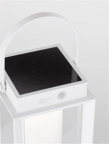 Lampa LED solara portabila iluminat exterior decorativ VERHAAL alba