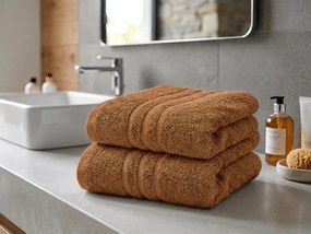 Prosop de maini Confort 50 x 100 cm maro, 100% bumbac