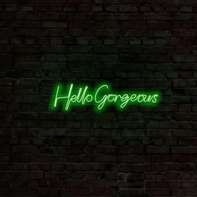Aplica de Perete Neon Hello Gorgeous, 75 x 18 cm