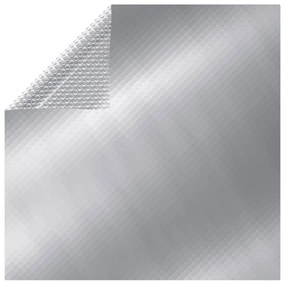 Prelata piscina, argintiu, 1000x600 cm, PE, dreptunghiular