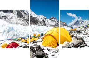 Tablou - Camping la munte (90x60 cm)