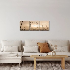Tablou - Copaci goi (cu ceas) (90x30 cm)