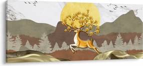Tablou cu cerb (120x50 cm)