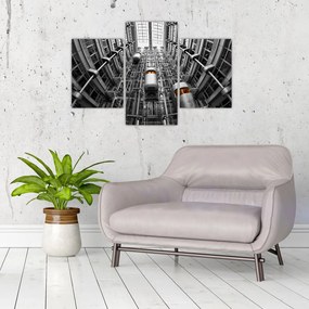 Tablou cu lift în clădire (90x60 cm)