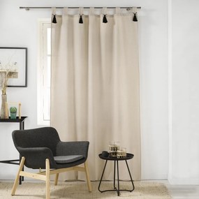Draperie în culoare naturală 140x240 cm Cyrine – douceur d'intérieur