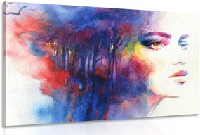 Tablou frumusețe feminină grațioasă