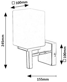 Aplică pentru baie Rabalux 71059 ZENKAI 1xE14/10W/230V IP44 crom