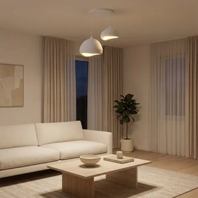 Brilagi - Lustră suspendată WABI SABI, 2x E27, max. 40 W, 230 V, Ø 70 cm, alb