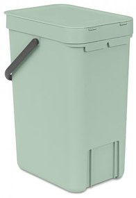 Coș de gunoi pentru colectare separată Brabantia Sort&amp;Go 12L, Jade Green 1005512