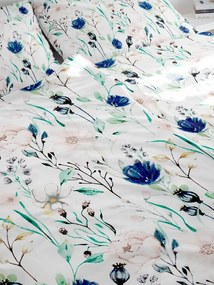 Lenjerie de pat din bumbac PĂJIȘTE ÎNFLORITĂ