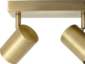 Plafonieră modernă din bronz cu 3 lumini reglabile dreptunghiulară - Jeana