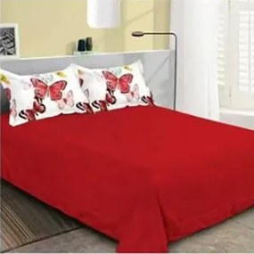 Lenjerie de pat 2 persoane, bumbac finet, 6 piese, 2 fete, SP1061