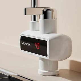 Instant de apă caldă cu afișaj LED 3000W/230V IPX4 alb