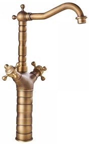 Baterie Lavoar Inalta Bronz Antichizat, Esn 1763