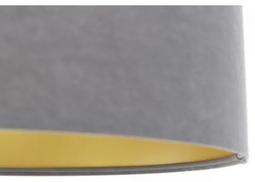 Lustră pe cablu SWING 1xE27/60W/230V gri/auriu