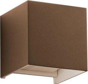 Ideal Lux - Aplica de perete pentru exterior ATOM LED/12W/230V CRI 90 IP54 maro