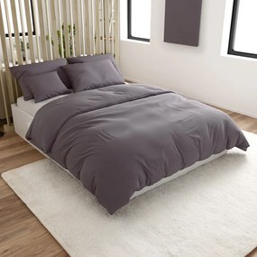 Lenjerie de pat din bumbac DENYX gri Dimensiune lenjerie de pat: 70 x 90 cm | 140 x 220 cm