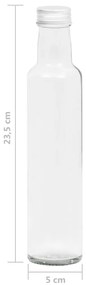 Sticle mici, capace cu filet, 10 buc., 260 ml 10, 260 ml