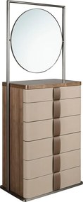 Comoda cu oglinda, sertar cu spatiu pentru ceasuri si bijuterii Chiffonier