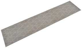 vidaXL Covor de bucătărie lavabil Rhombus, 60x300cm, catifea