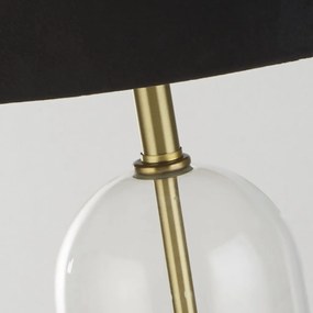 Veioza/Lampa de masa design decorativ Oxford alama, negru