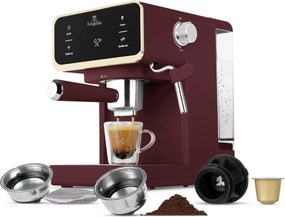 Espressor digital 3 in 1 Leonardo Berlinger Haus BH 9848, visiniu mat