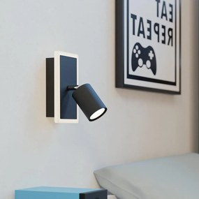 Eglo 901634 - Aplică spot de perete RIMBOCCHI LED/7W/230V, neagră