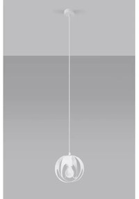 Lustră pe cablu TULOS 1xE27/60W/230V albă Sollux SL.1083