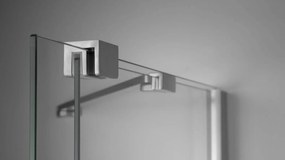 Paravan dus walk-in, otel slefuit, usa glisanta, 140x195 cm, Deante Prizma Otel slefuit, 1400x1950 mm