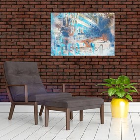 Tablou - Născut să călătorească (90x60 cm)