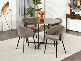 Scaun Carma K (nisipiu + negru). 1111000