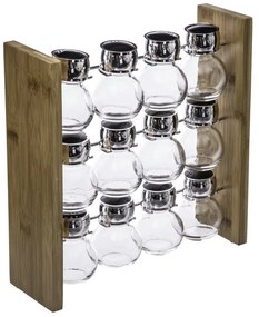 Raft din bambus pentru condimente