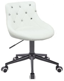 HC931K Scaun Alb cu Bază Neagră