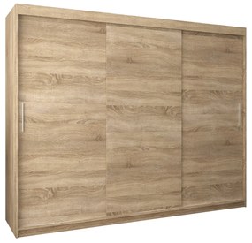 Dulap de haine 250 cm Toki (stejar sonoma + stejar sonoma). 1064872