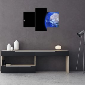 Tablou - Luna și Pământul (90x60 cm)