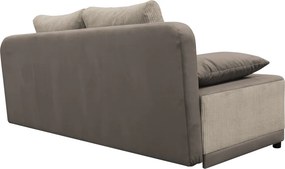 Canapea extensibilă, gri-bej Taupe, SENTY