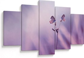 Tablou - Fluturi mov (150x105 cm)
