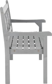 Bancă de grădină din lemn, gri, 150 cm, FABLA