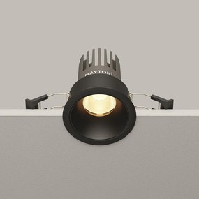 Spot incastrabil LED Dip negru 3000K 10W