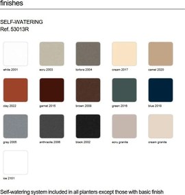 Ghiveci de flori/Jardiniera plante design modern exterior/interior ALMA PLANTER 53013R Vondom