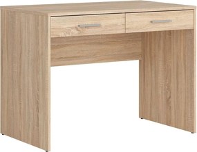 Birou NEPO PLUS, stejar sonoma, PAL laminat, cu 2 sertare, 100x59x76 c