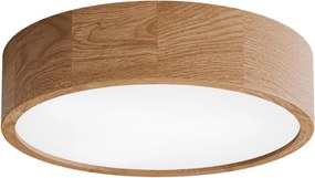 Plafonieră cu senzor CLEO 3xE27/24W/230V, diametru 37,5 cm, stejar