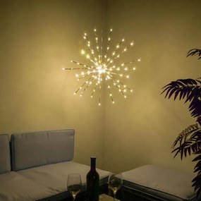 Iluminat de Crăciun 120 LED - ploaie de meteoriți, alb cald