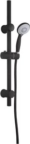 Set de dus cu bara Invena Dark cu 3 functii negru mat
