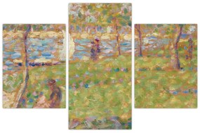 Tablou - Georges Seurat, Study for "La Grande Jatte", reproducere (90x60 cm)