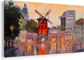 Tablou - Moulin rouge, Paris, Franța (90x60 cm)