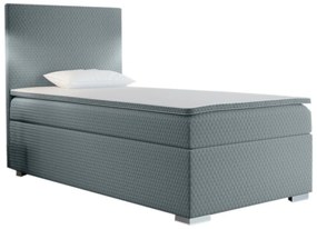 Expedo Pat tapitat boxspring RENATA + topper, 100x200, sawana pik honey 72, stanga