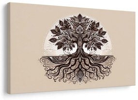 Tablou arborele vieții elegant cu rădăcini