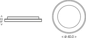 BRILAGI - plafonieră LED cu dimmer FALCON II LED/67W/230V alb/bej + telecomandă